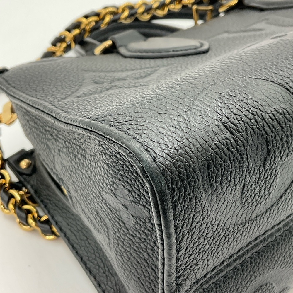 Louis Vuitton On The Go East West Monogram Black Leather Tote Bag Purse - Picture 10 of 14